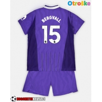 Otroške Nogometnih dresov Tottenham Hotspur Lucas Bergvall #15 Tretji 2026-27 Kratki rokavi (+ hlače)